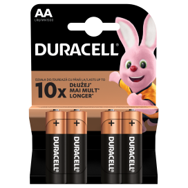 Bateria alkaliczna Duracell LR6 - blister 4 szt. / pudełko 80 szt.