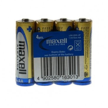 Bateria Maxell LR-6 AA folia-4szt