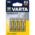 Bateria cynkowa Varta R6 SUPERLIFE - blister  4 szt